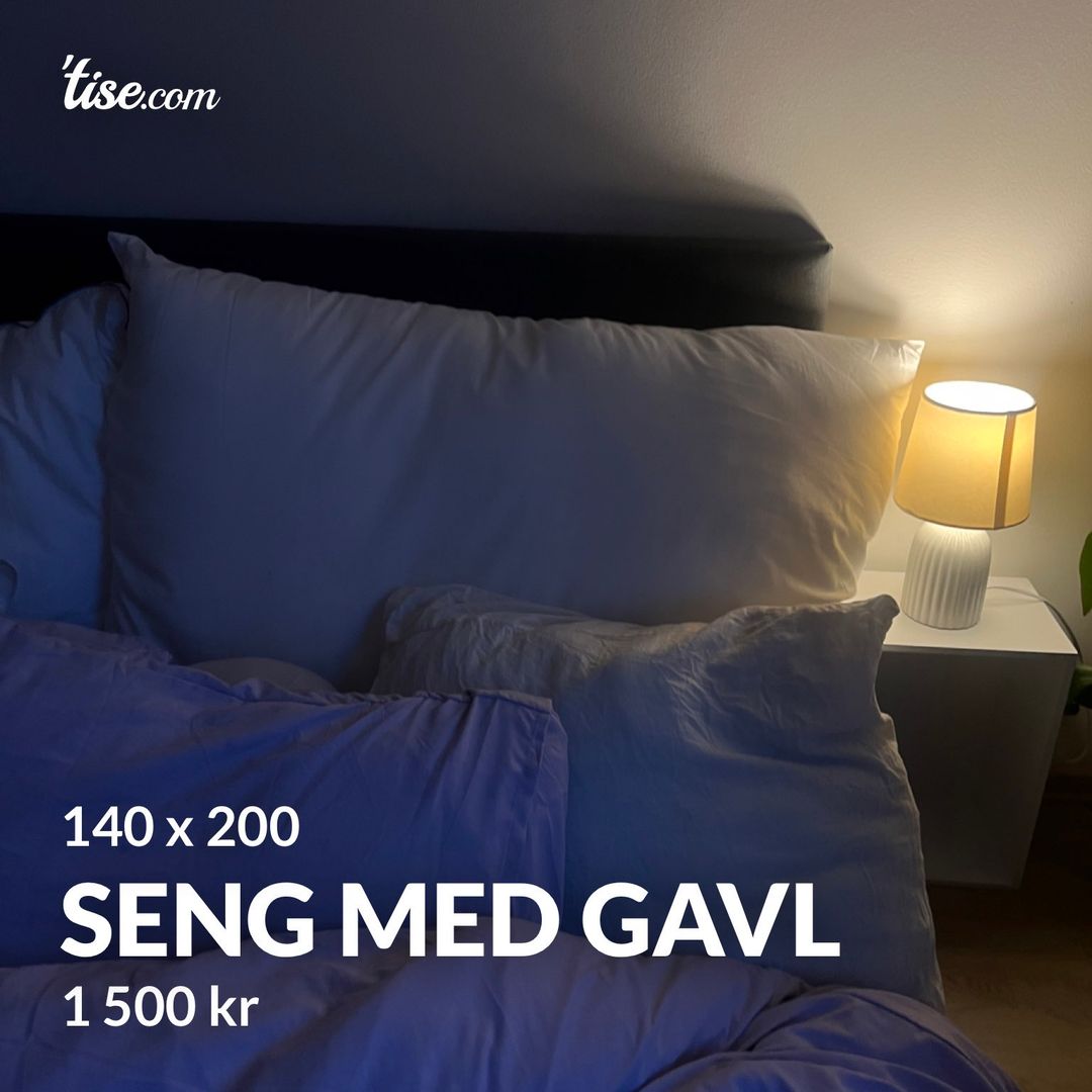 Seng med gavl