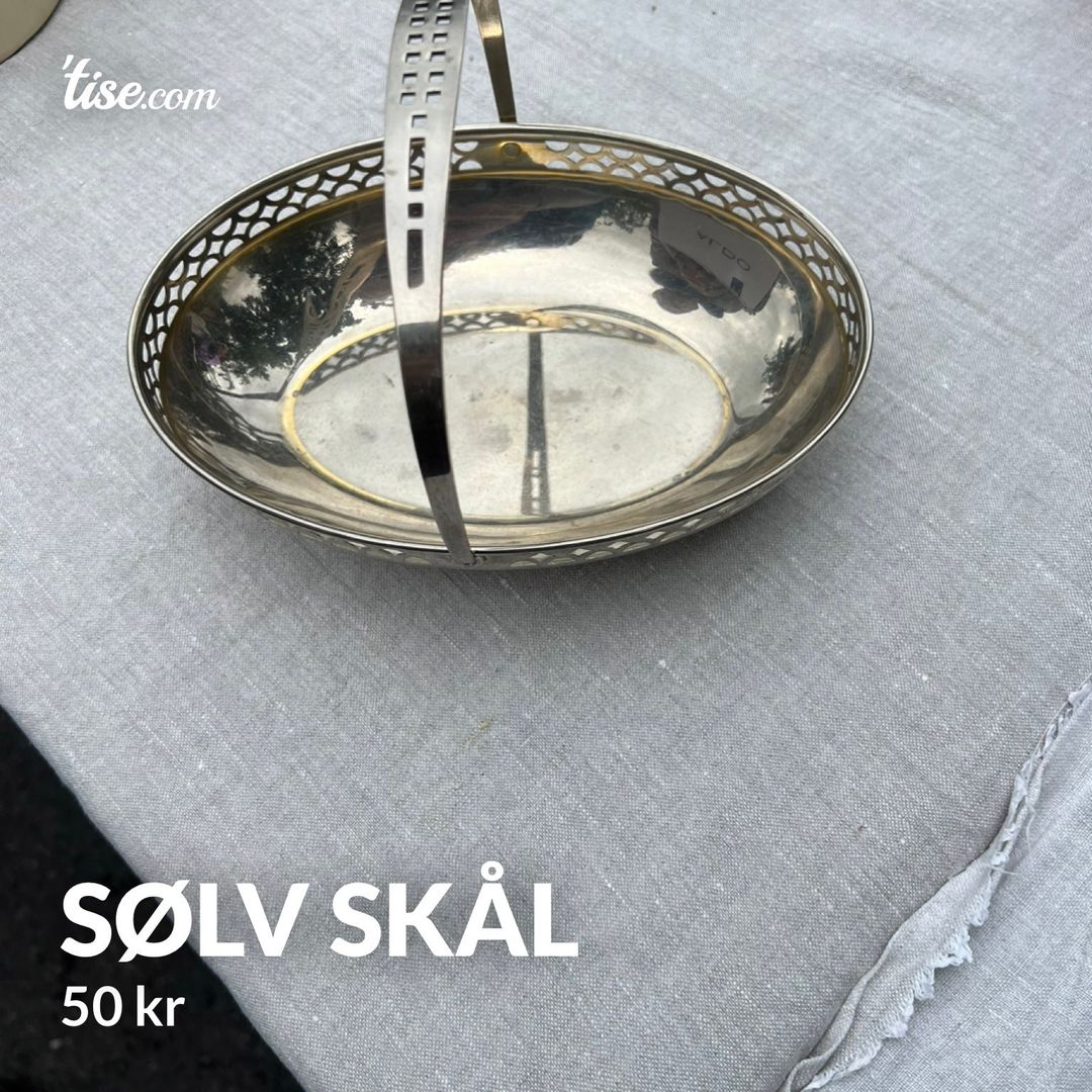 Sølv skål