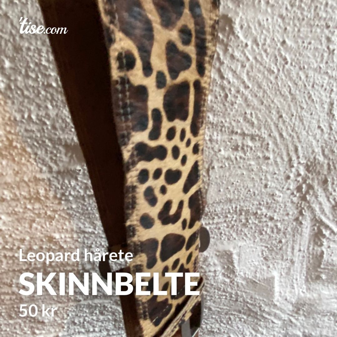 Skinnbelte