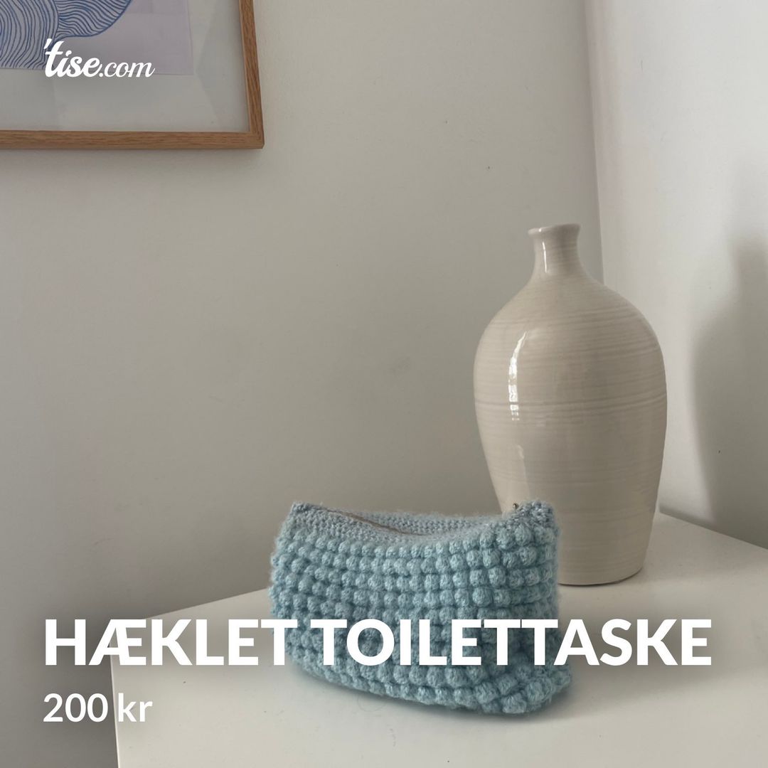 Hæklet toilettaske