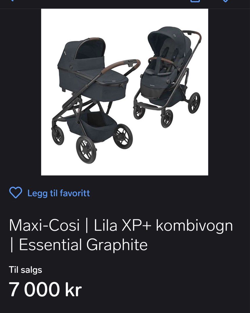 Maxi cosi vogn