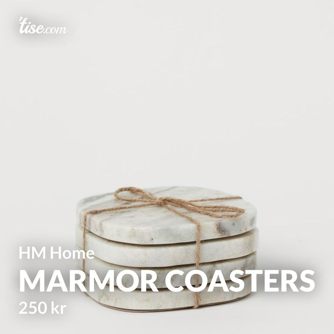 Marmor coasters