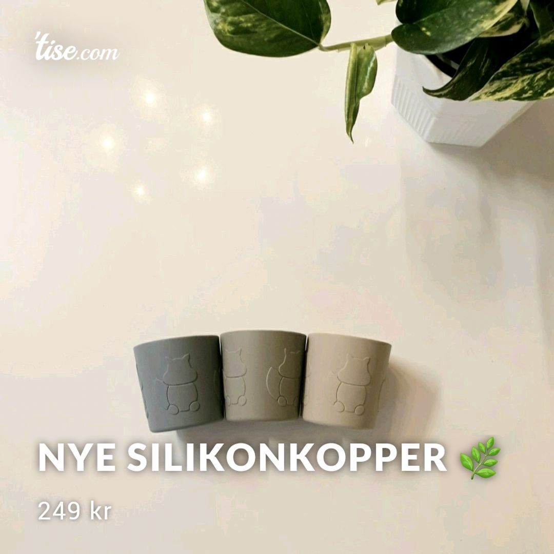 Nye silikonkopper 🌿