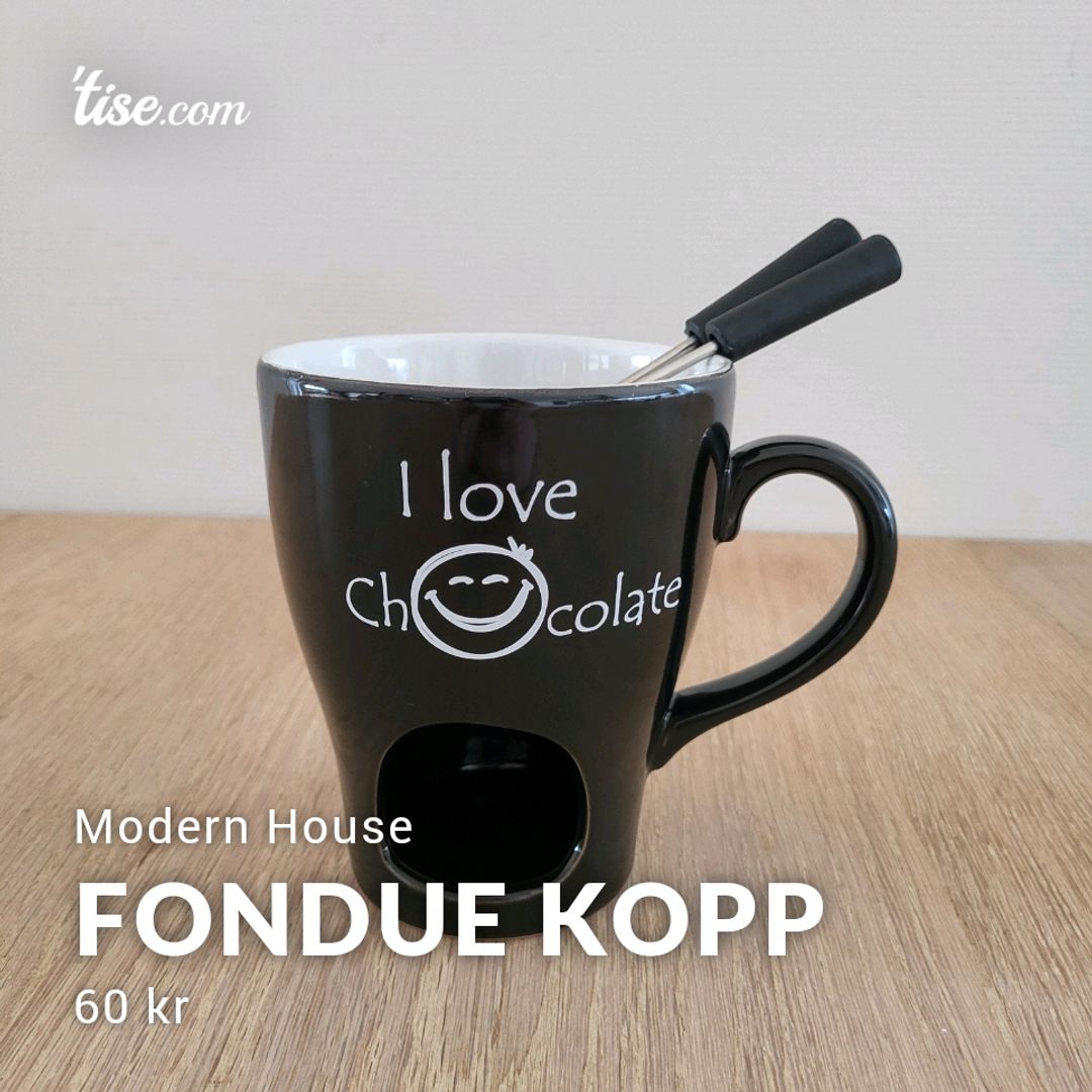 Fondue kopp