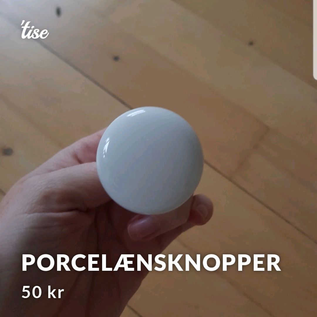 Porcelænsknopper