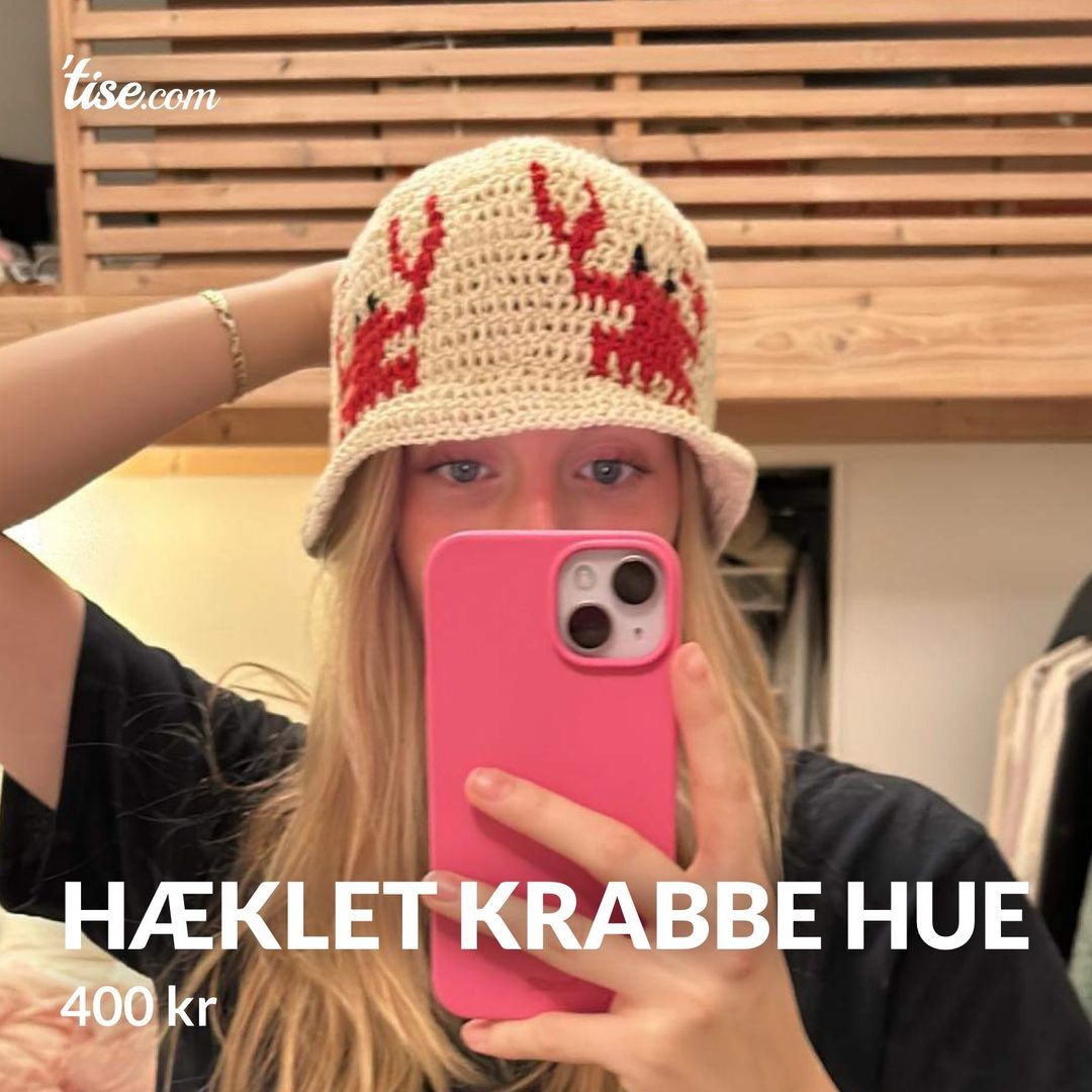 Hæklet krabbe hue