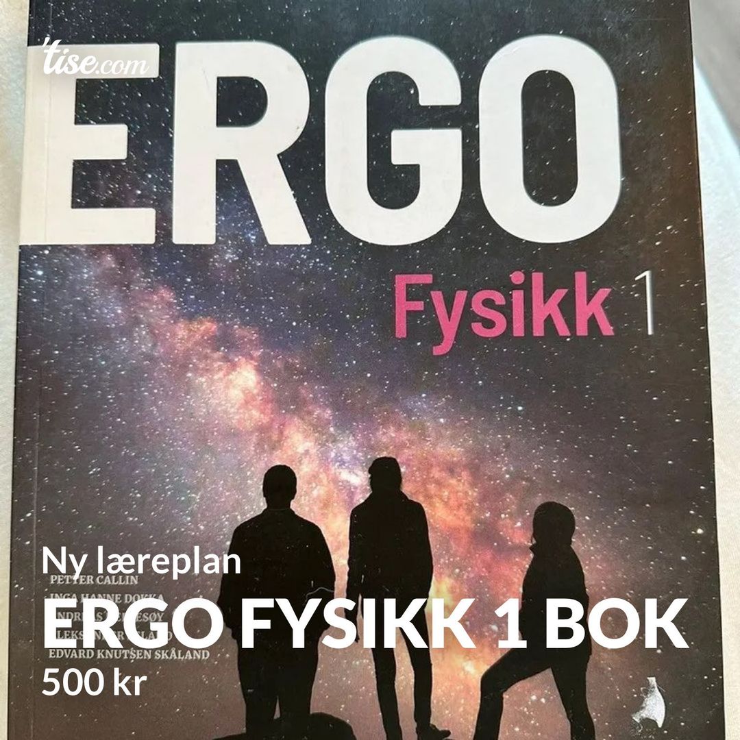 Ergo fysikk 1 bok