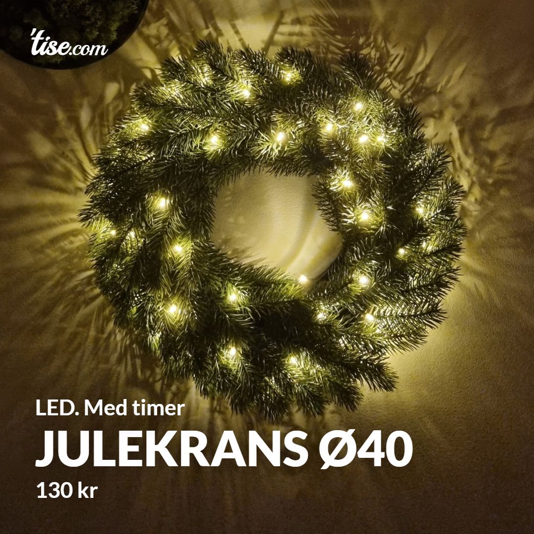 Julekrans Ø40