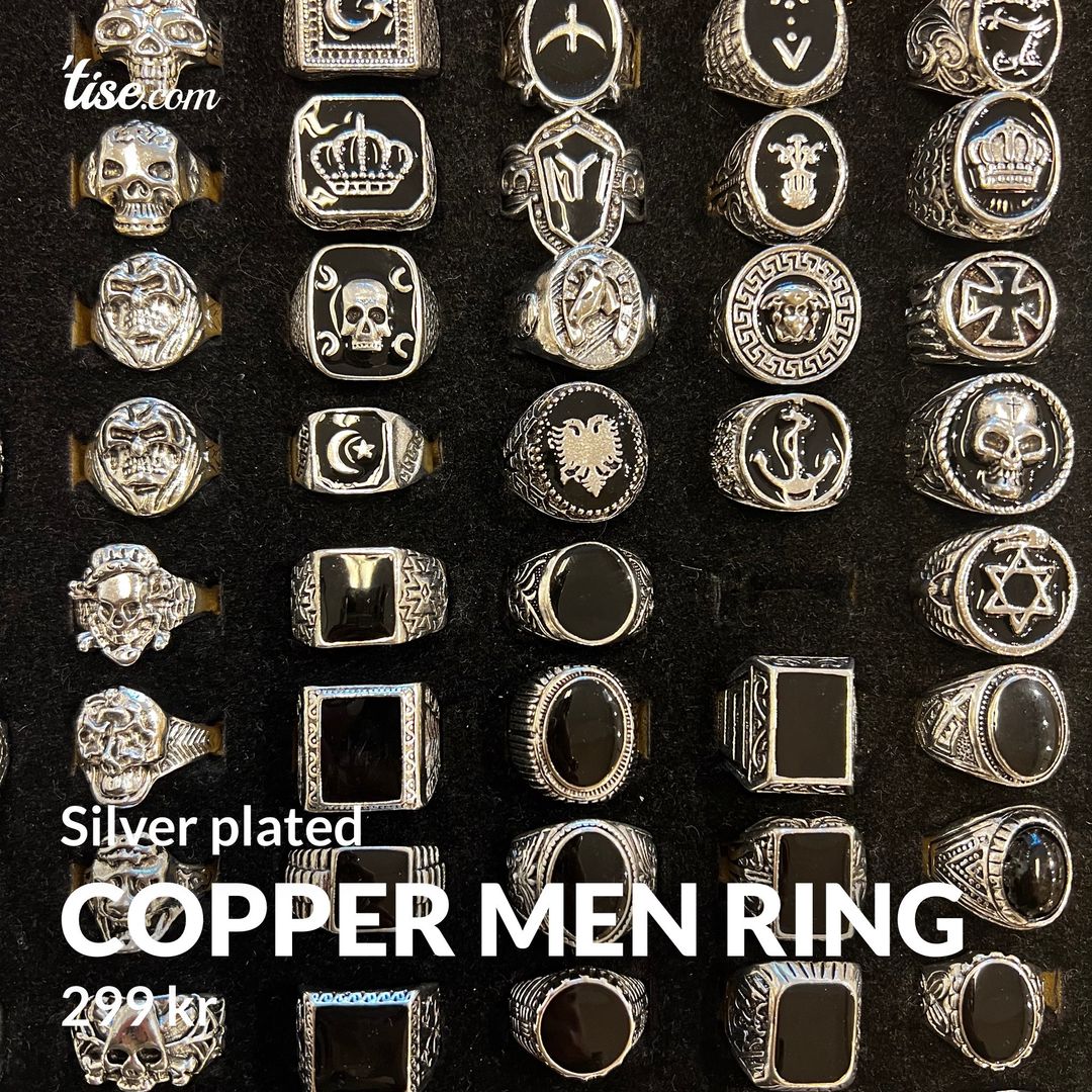 Copper men ring