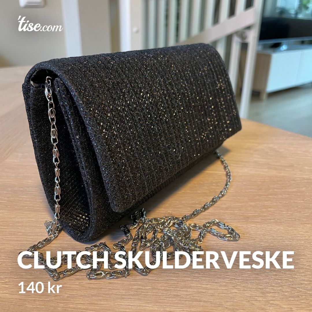 Clutch skulderveske