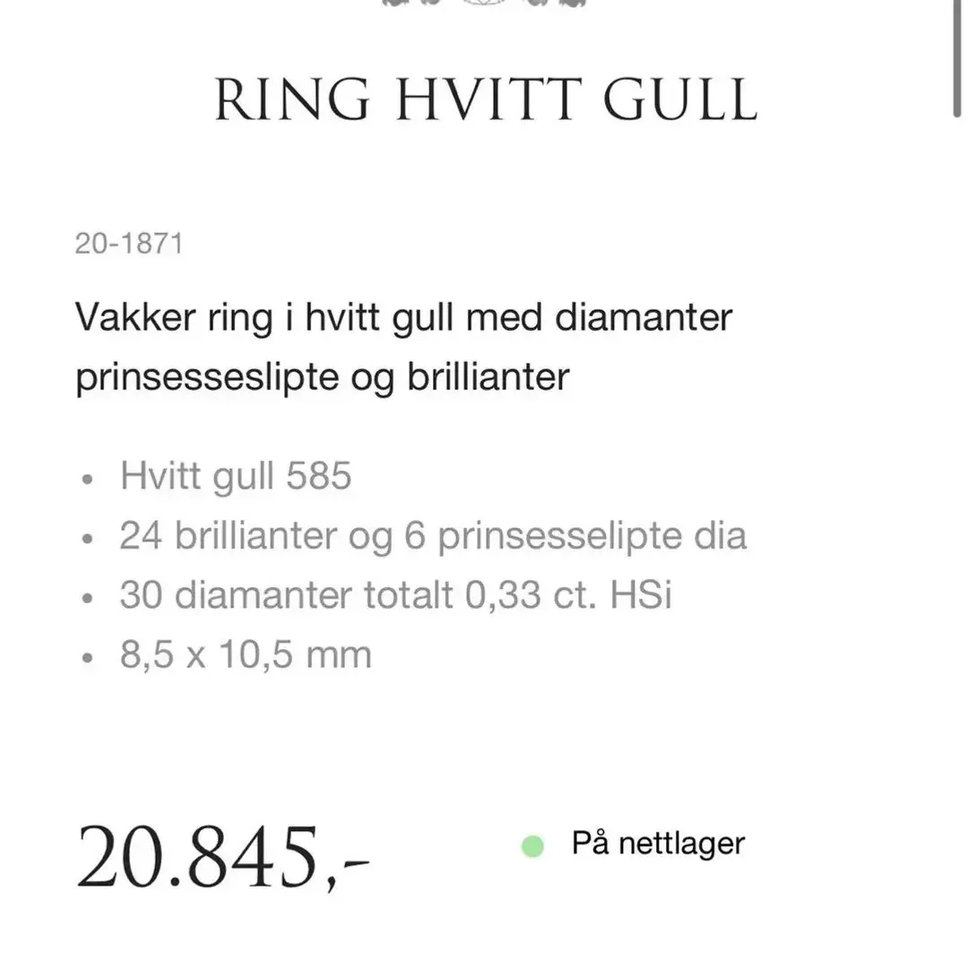 Diamant ring