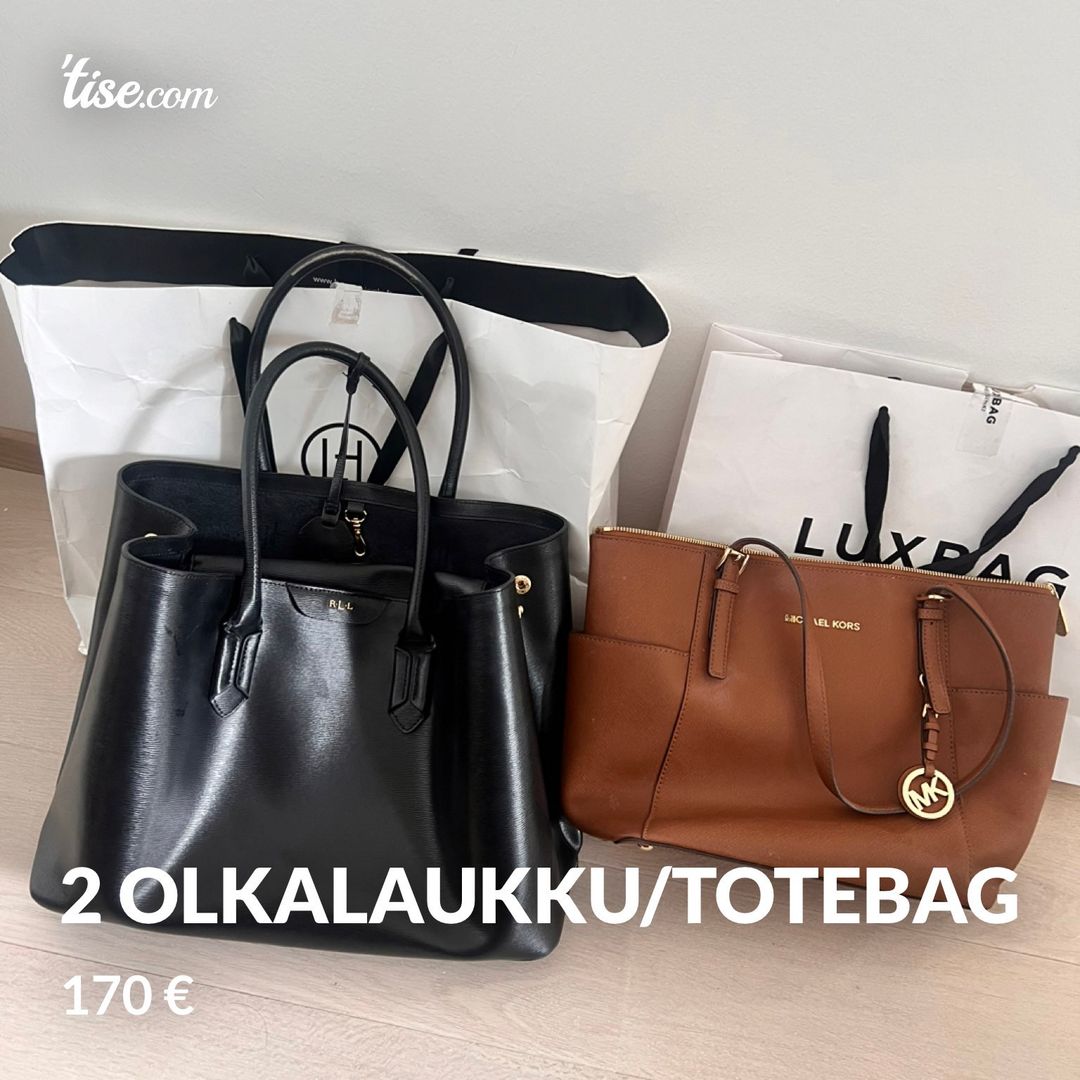 2 olkalaukku/totebag