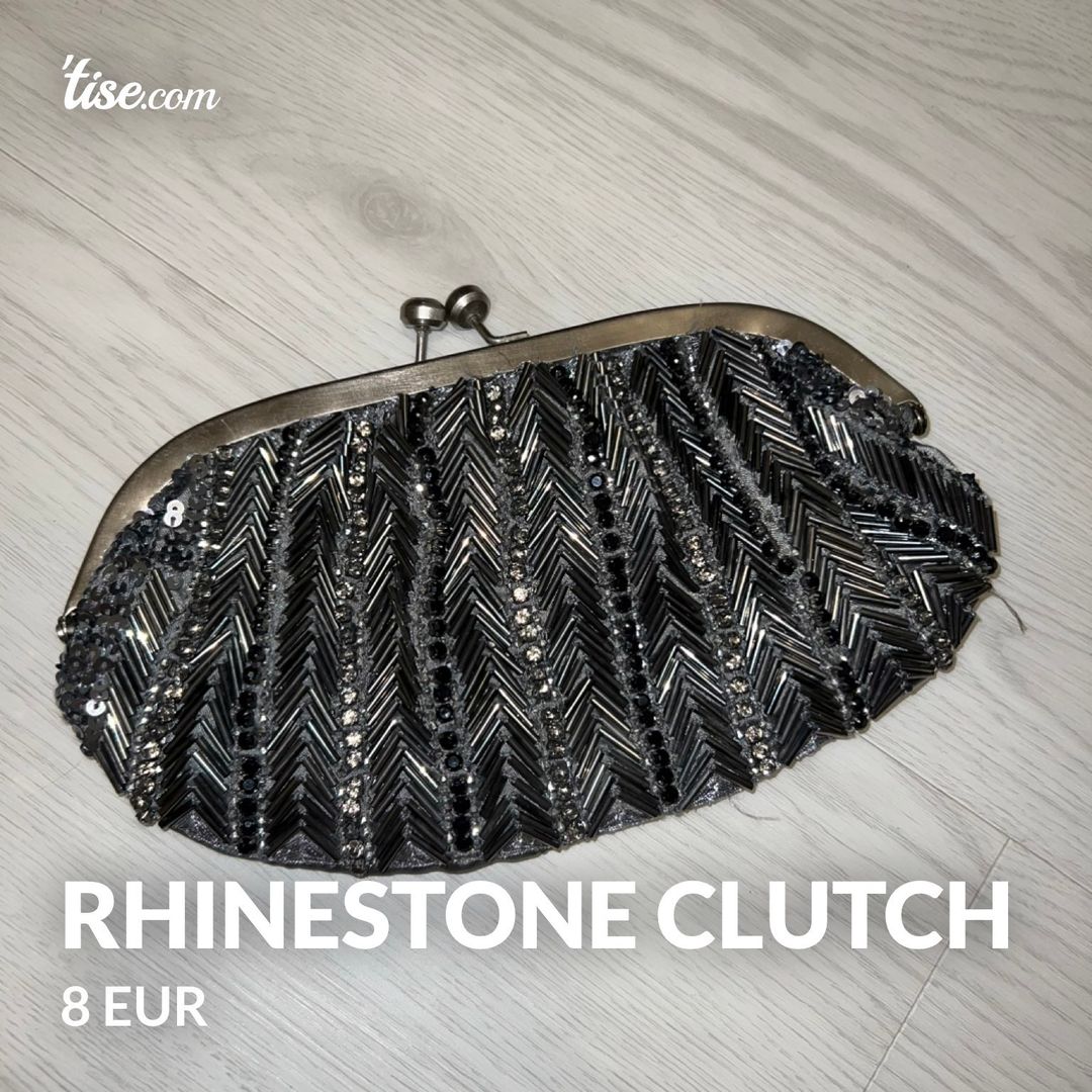 Rhinestone clutch