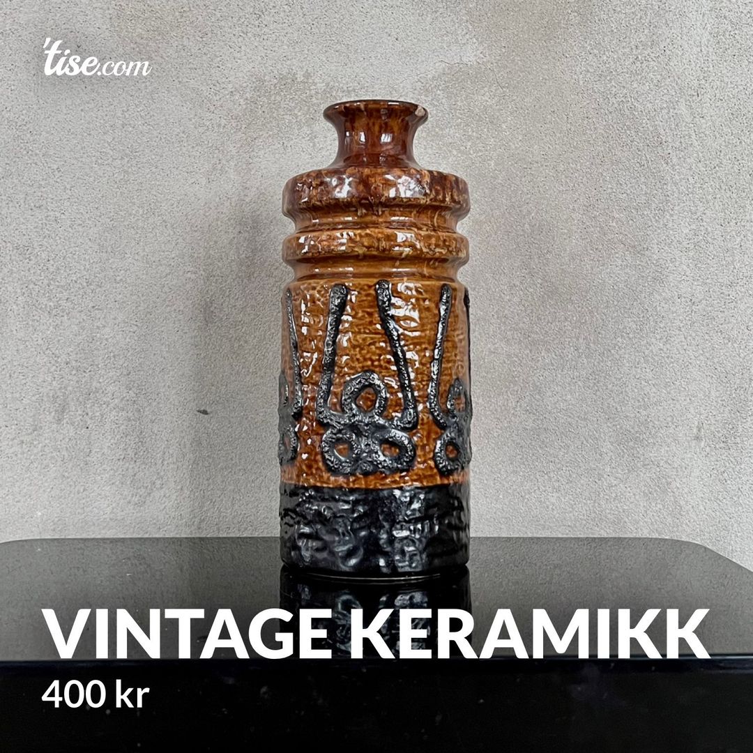 Vintage keramikk