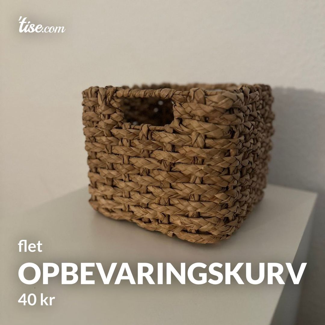 opbevaringskurv