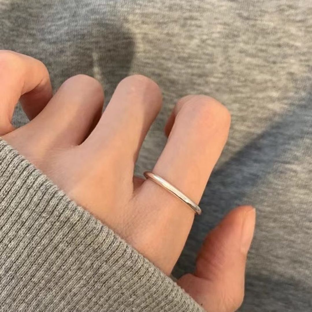 Timeless sliver ring