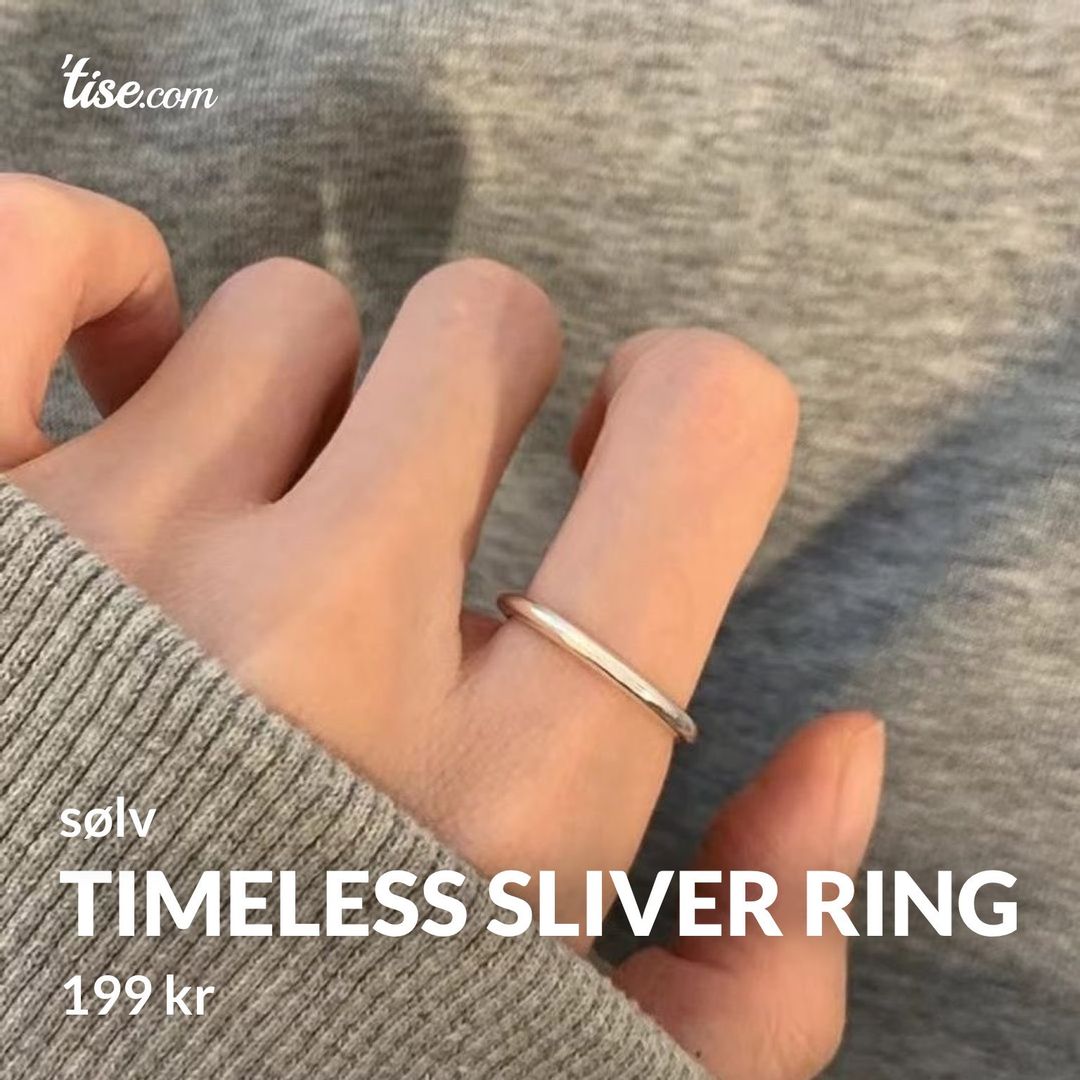 Timeless sliver ring