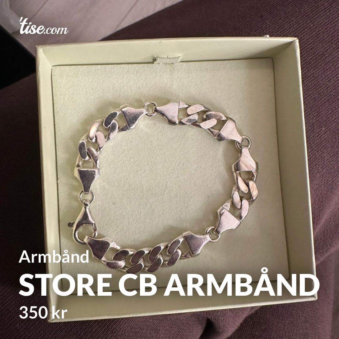 Store CB armbånd