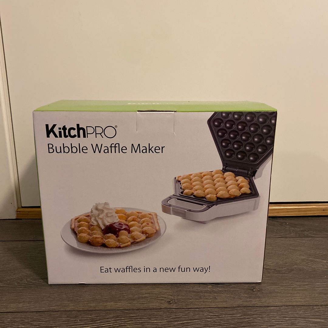 Bubble waffle maker