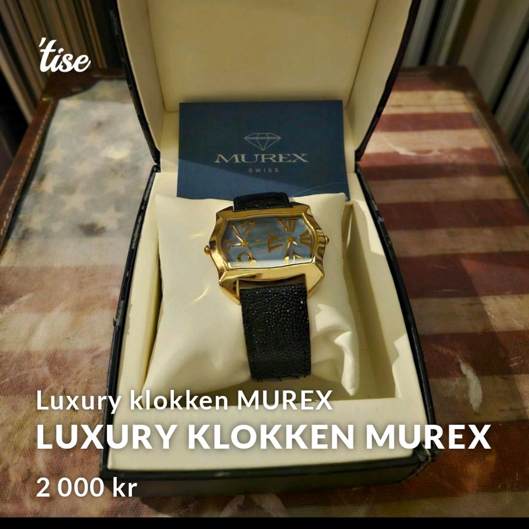 Luxury klokken MUREX