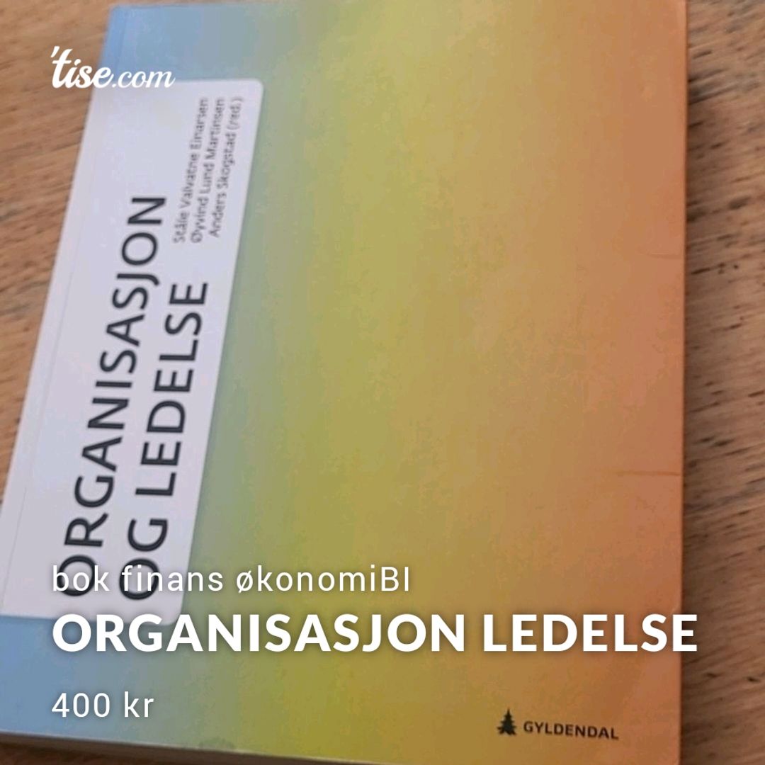 Organisasjon Ledelse