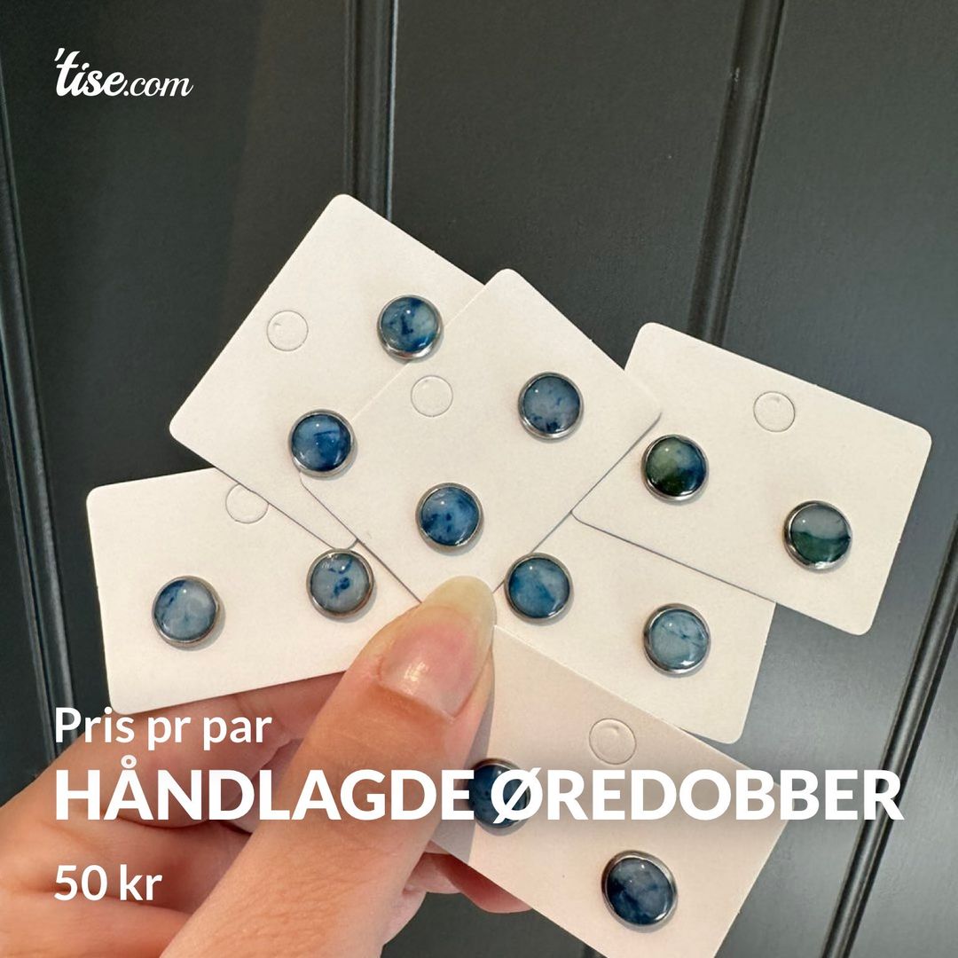 Håndlagde øredobber