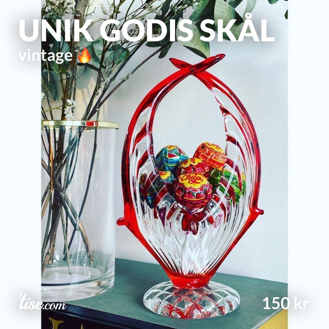 Unik godis skål