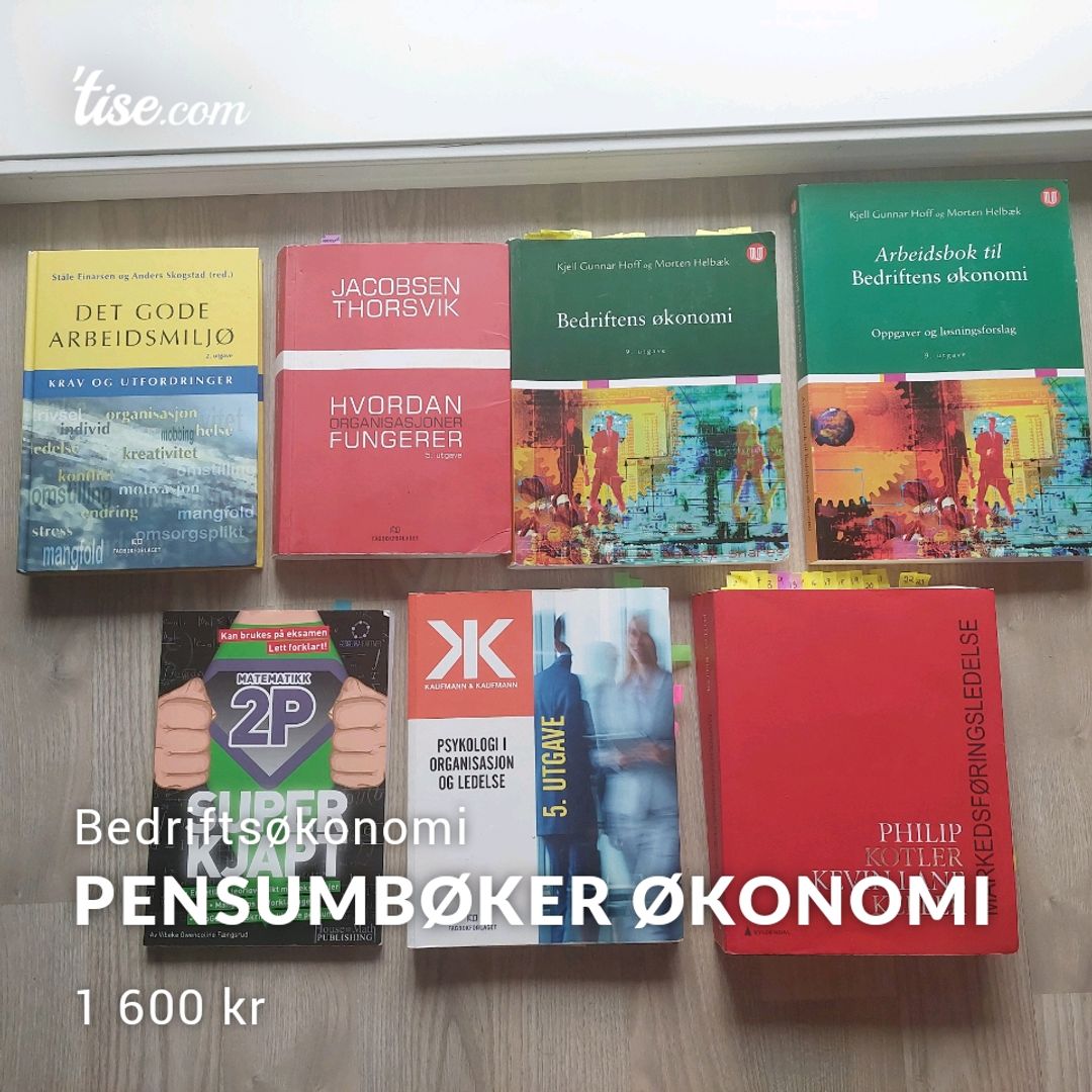 Pensumbøker Økonomi