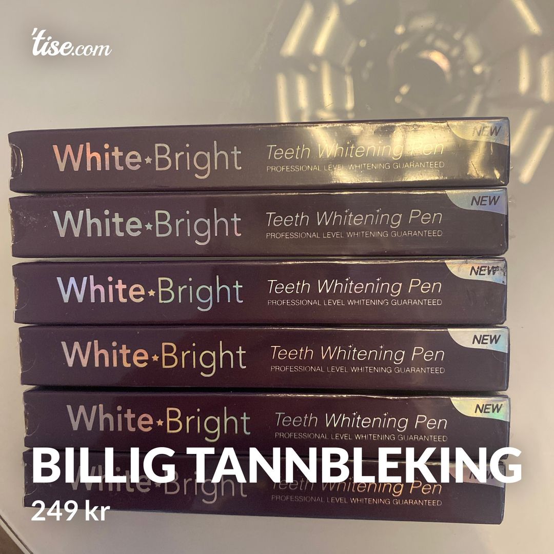 Billig tannbleking