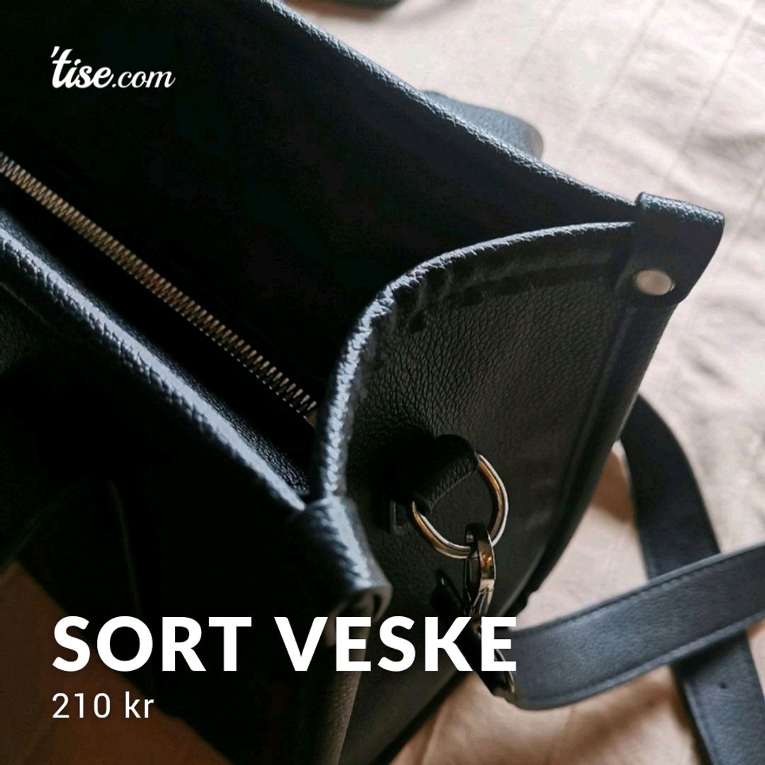 Sort veske