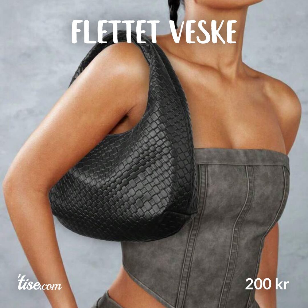 Flettet veske