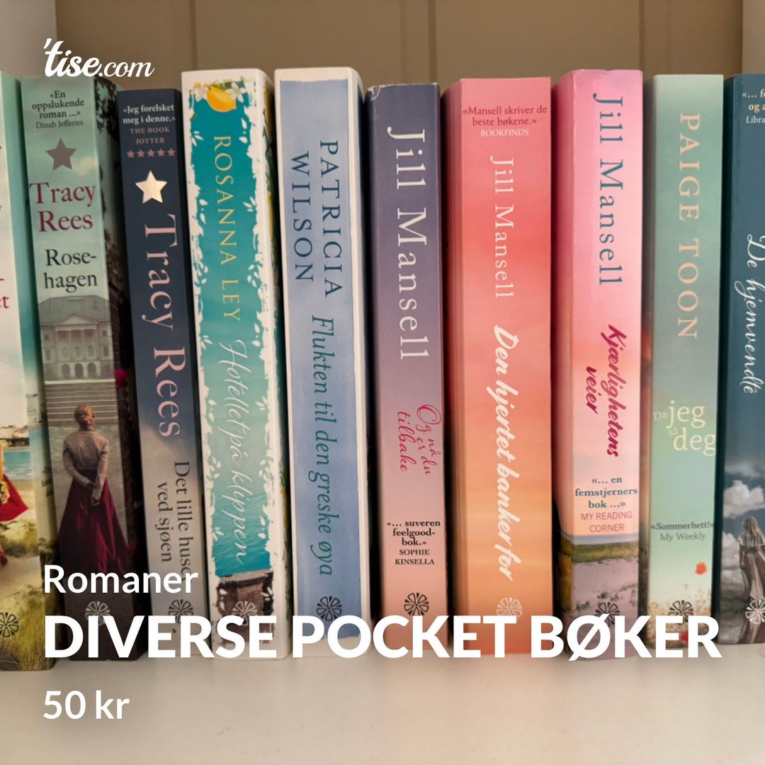 Diverse pocket bøker