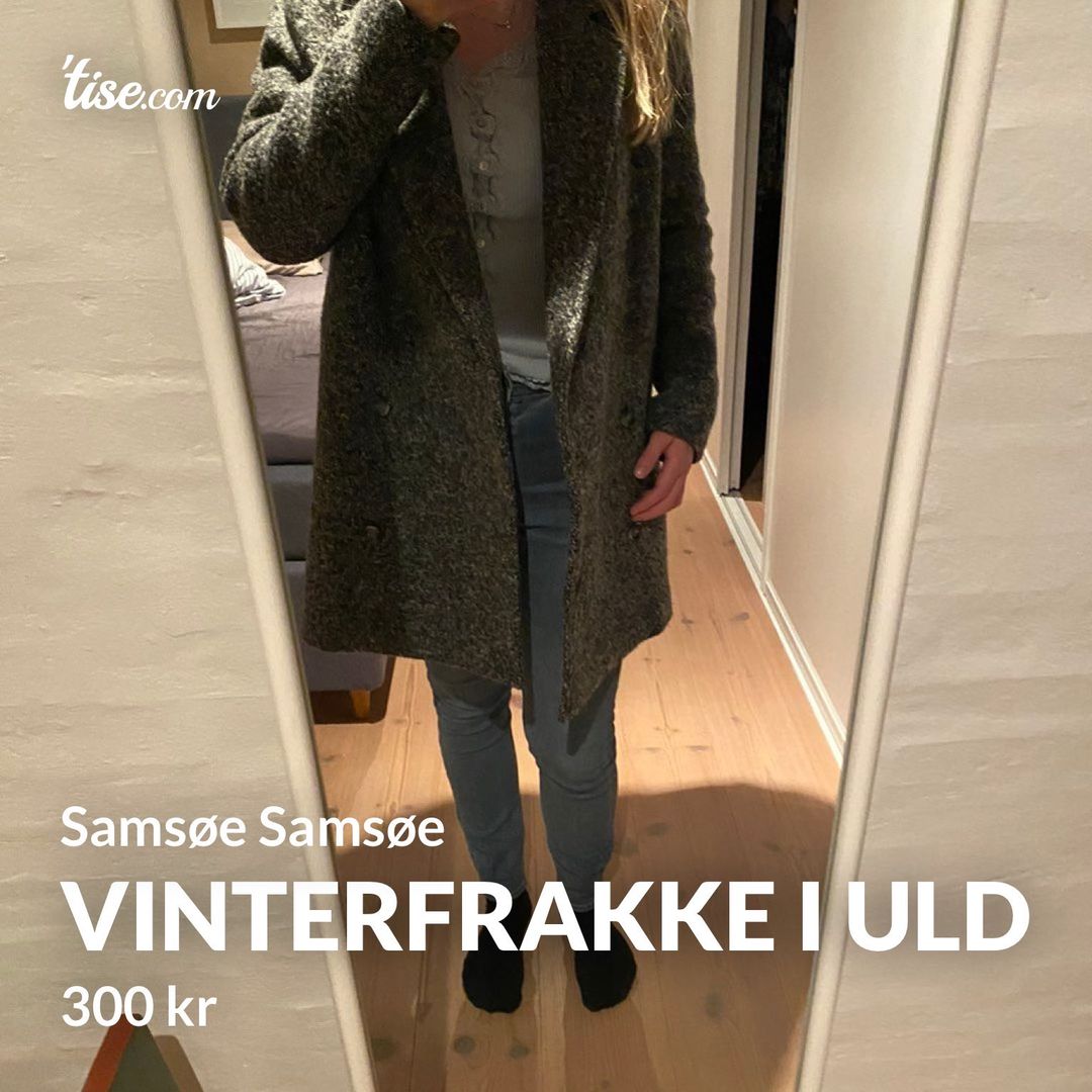 Vinterfrakke i uld