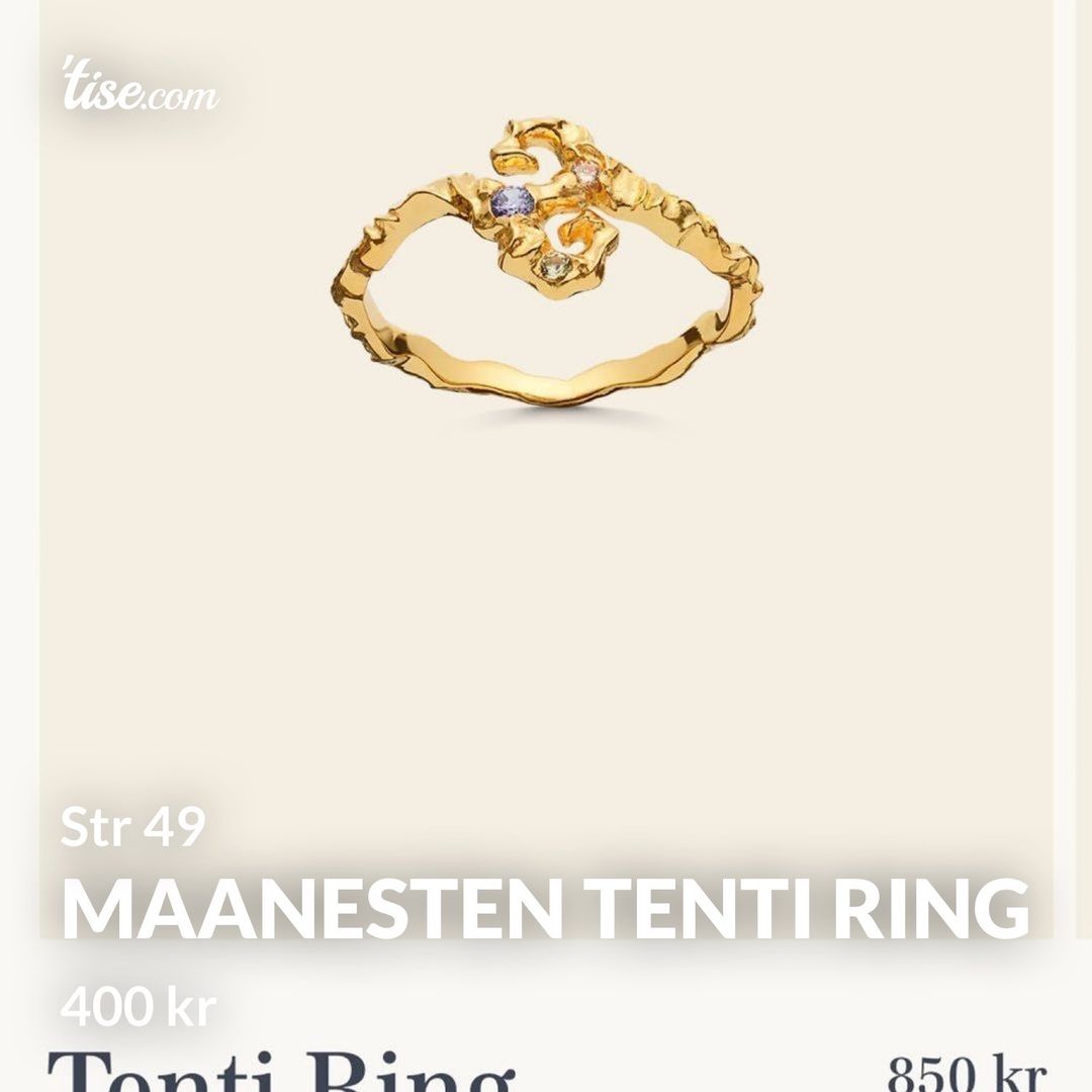 Maanesten Tenti ring