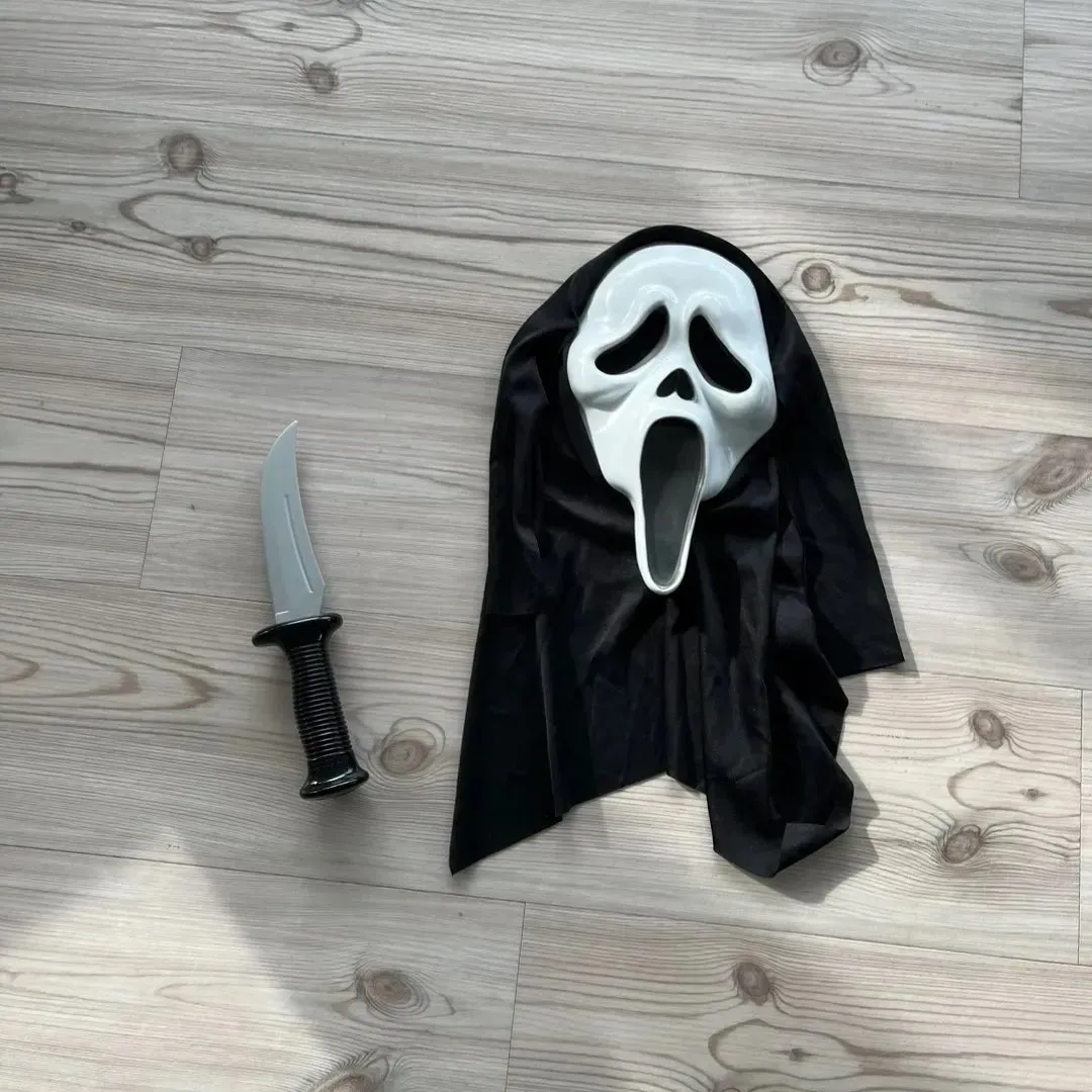 Scream maske og kniv