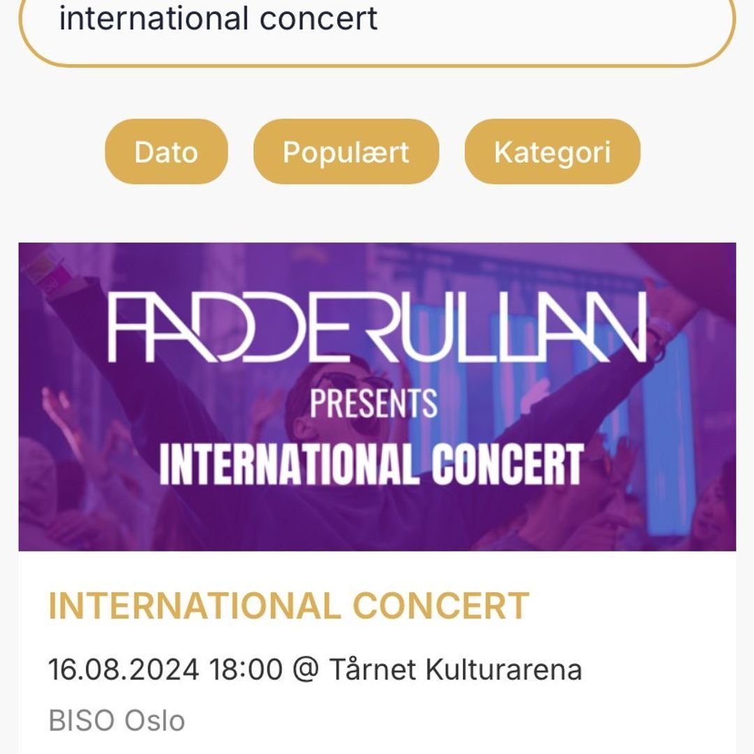 Faderrullan Concert