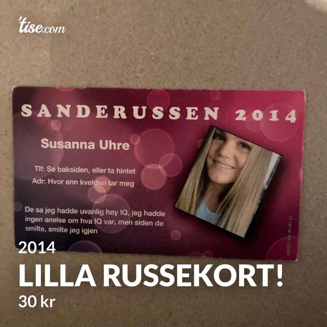 Lilla Russekort!