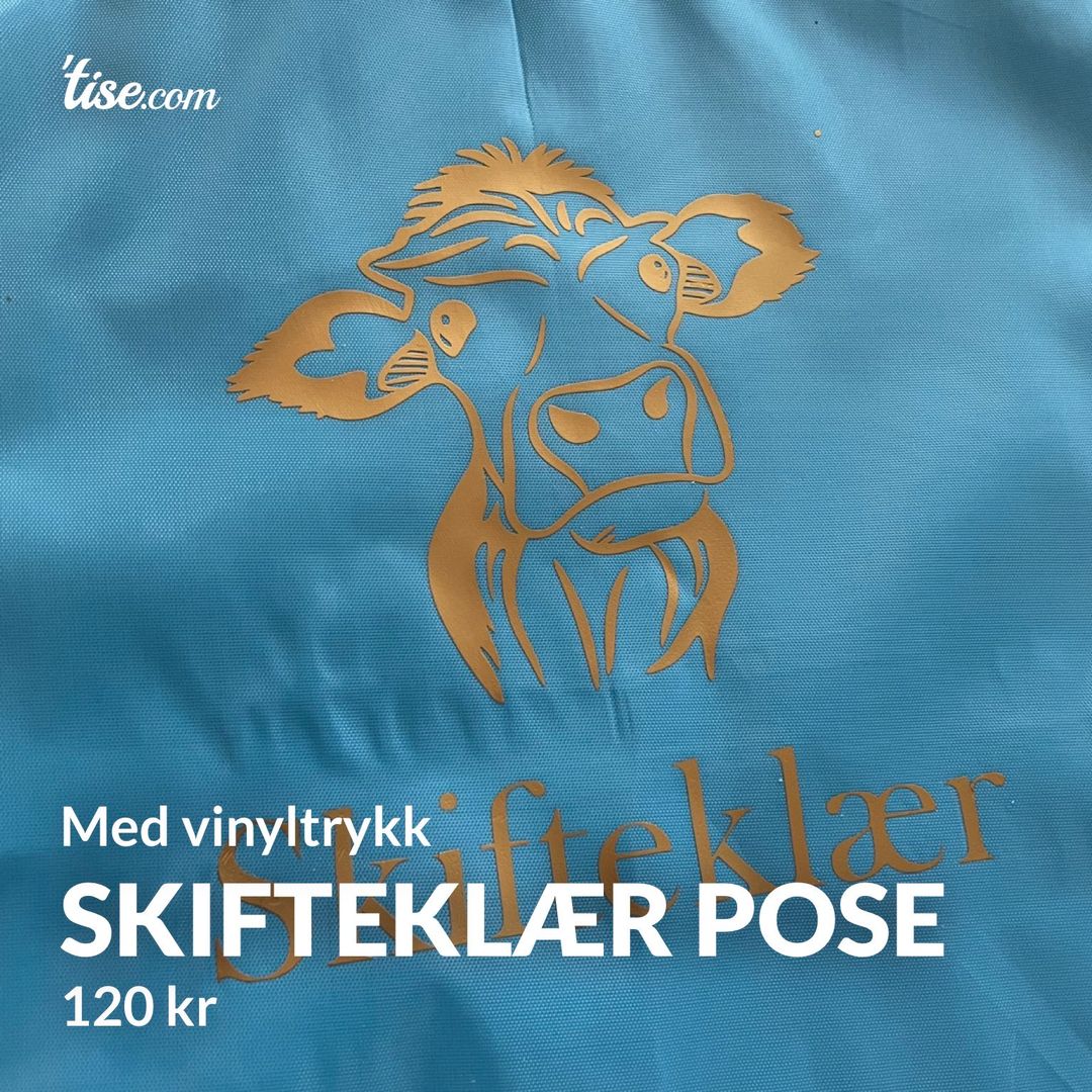 Skifteklær pose