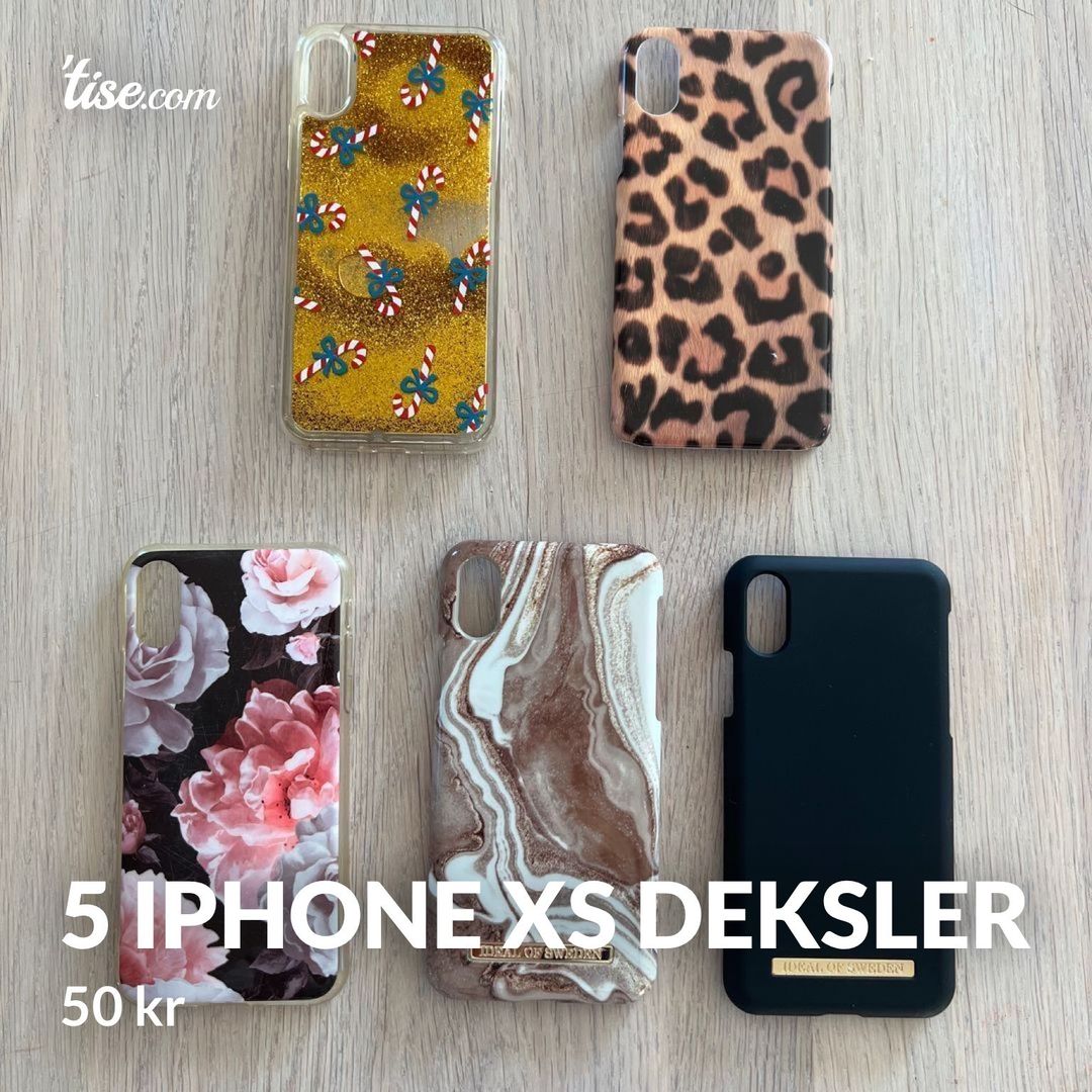 5 iPhone XS Deksler