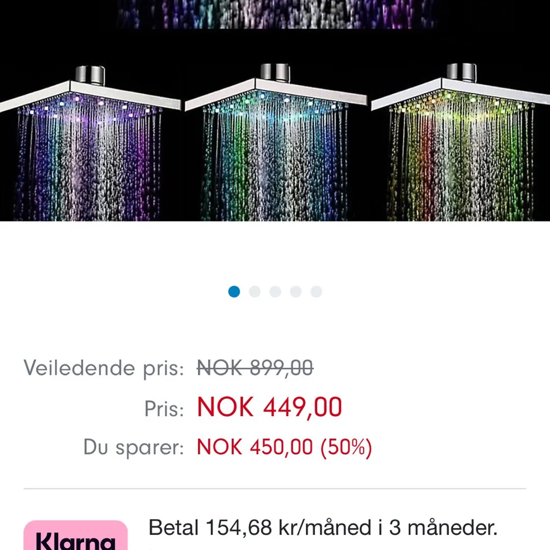 LED SHOWER