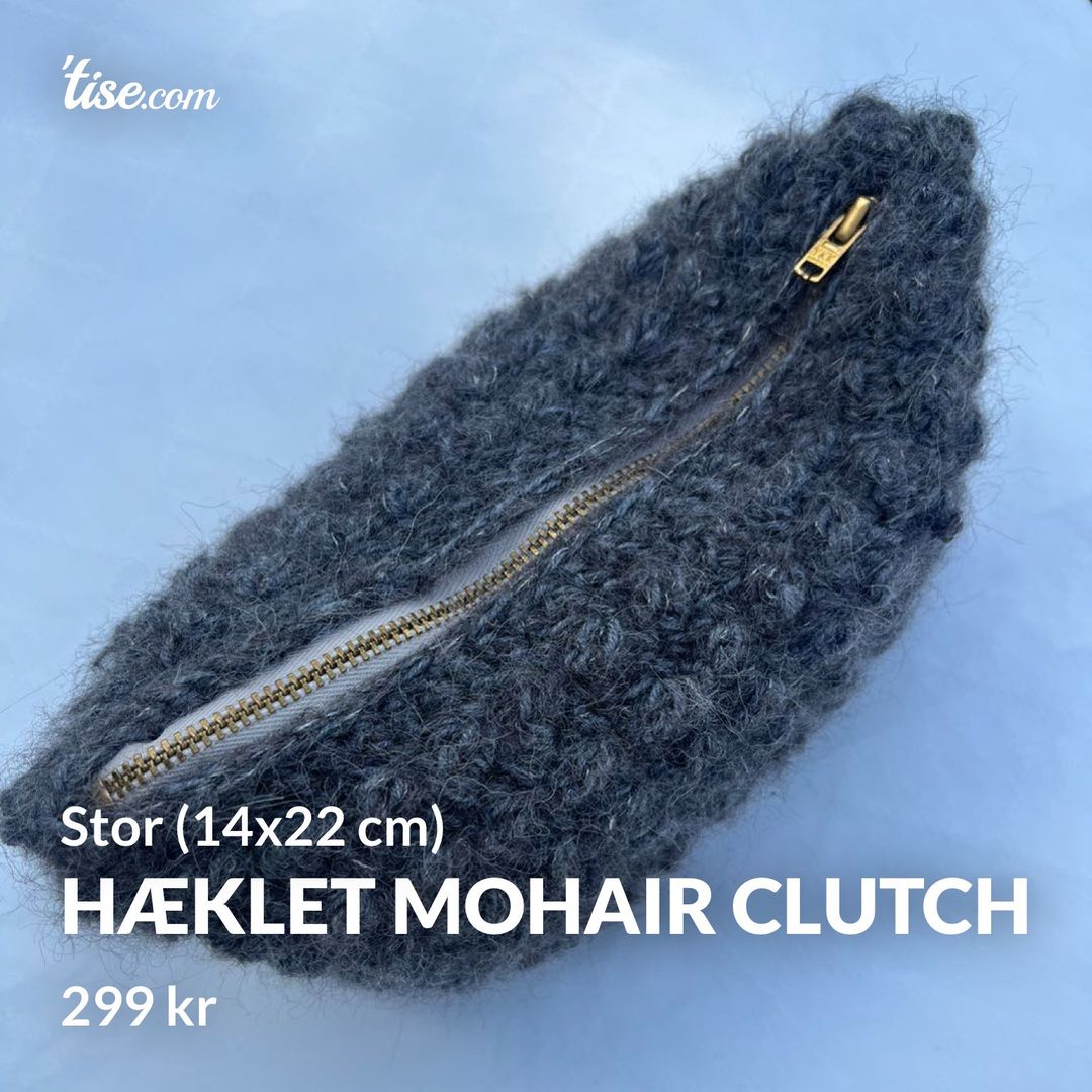 Hæklet mohair clutch