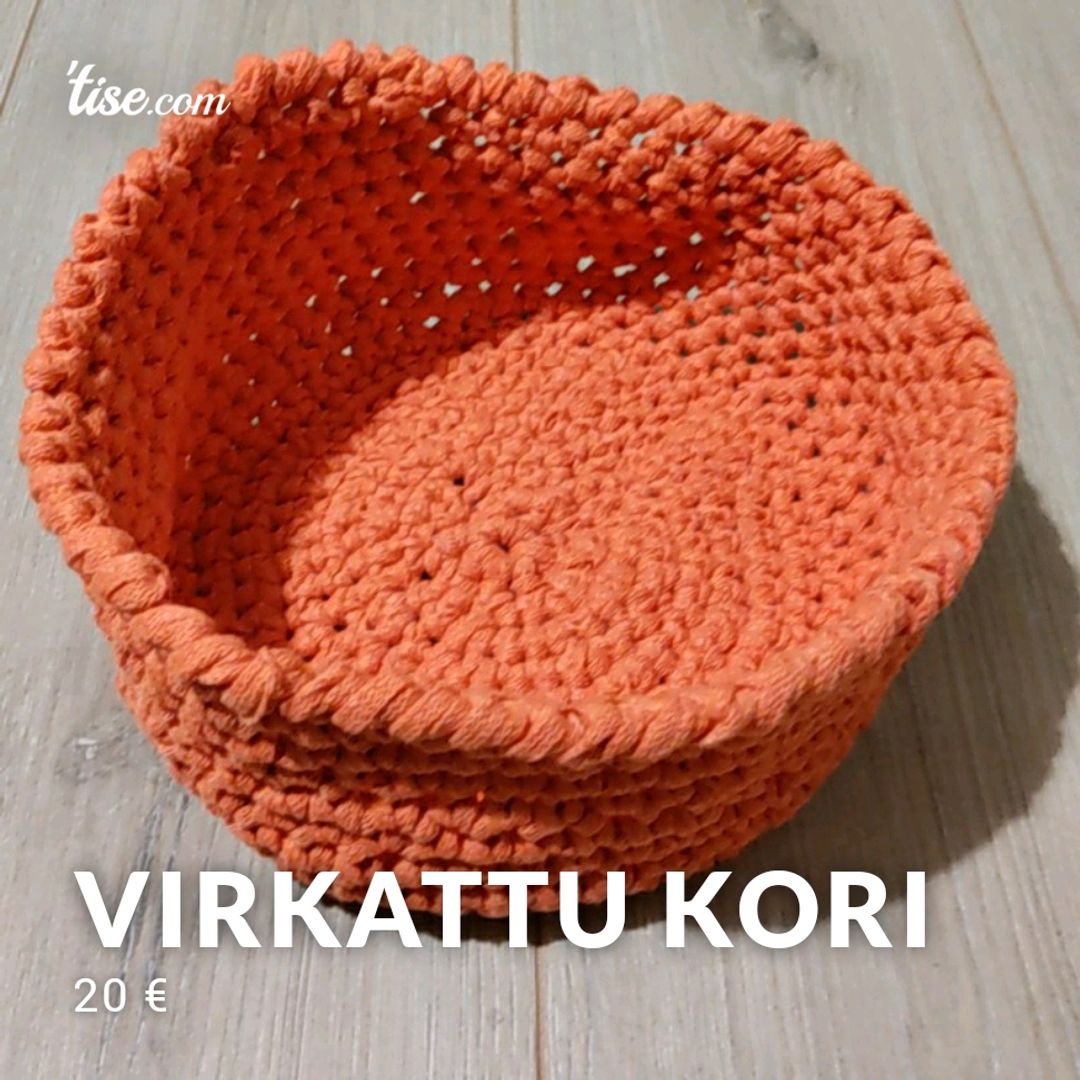 Virkattu kori