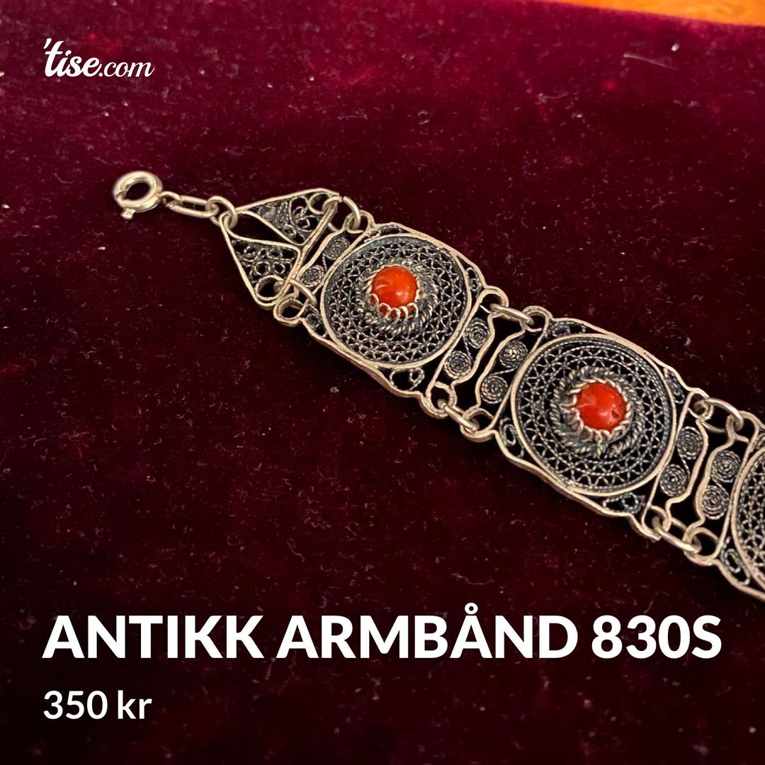 Antikk armbånd 830s