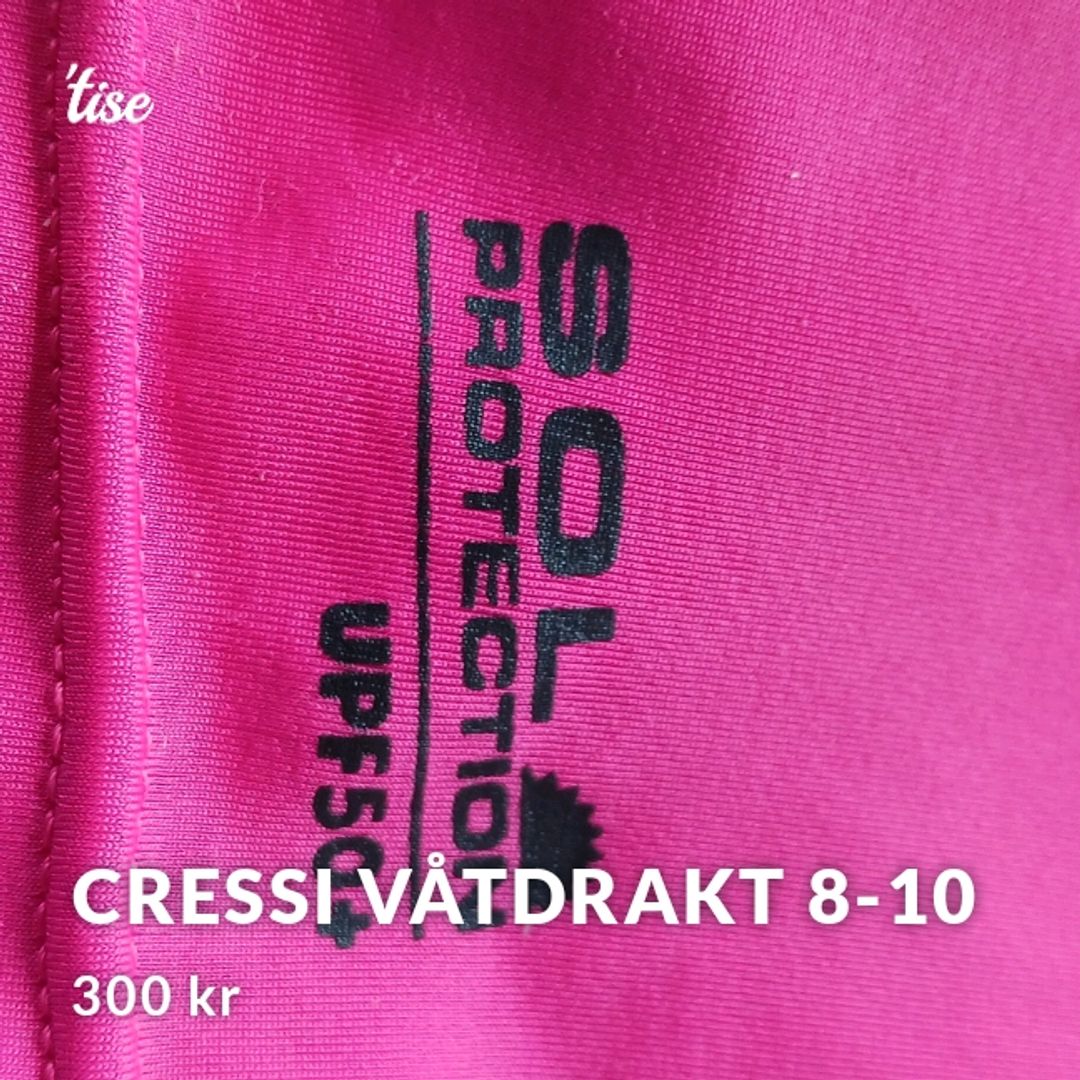 Cressi Våtdrakt 8-10