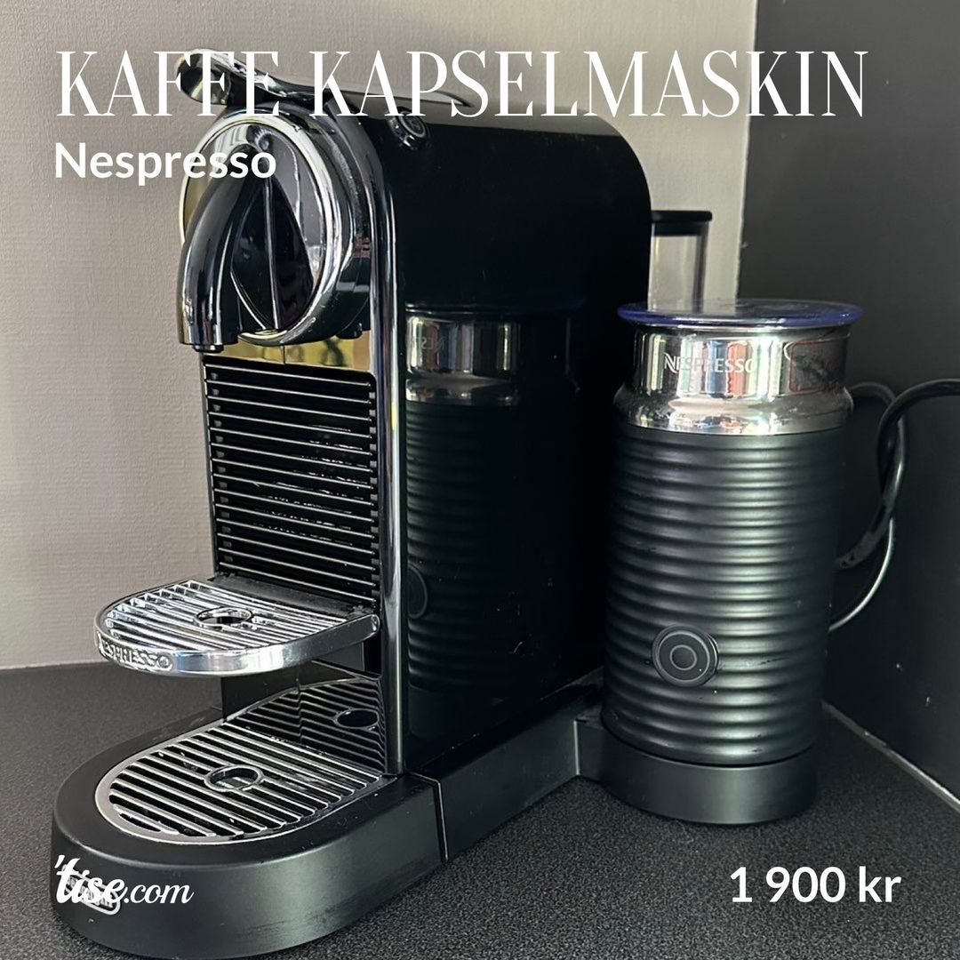 Kaffe kapselmaskin