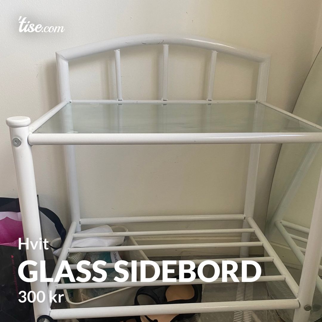 Glass sidebord