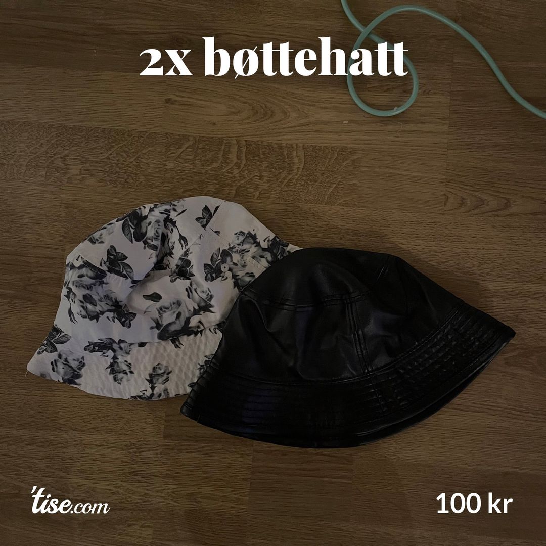 2x bøttehatt