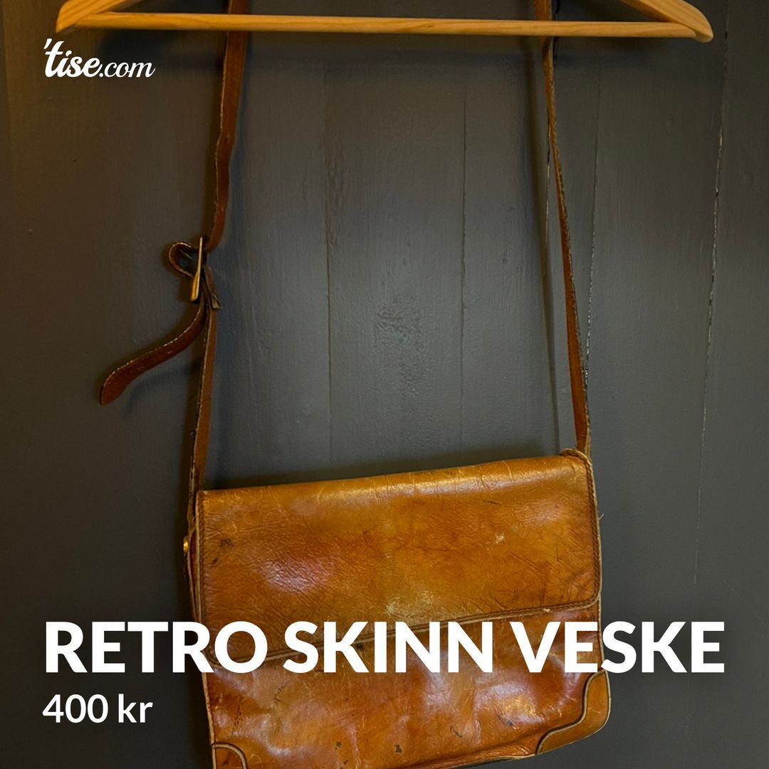 Retro skinn veske