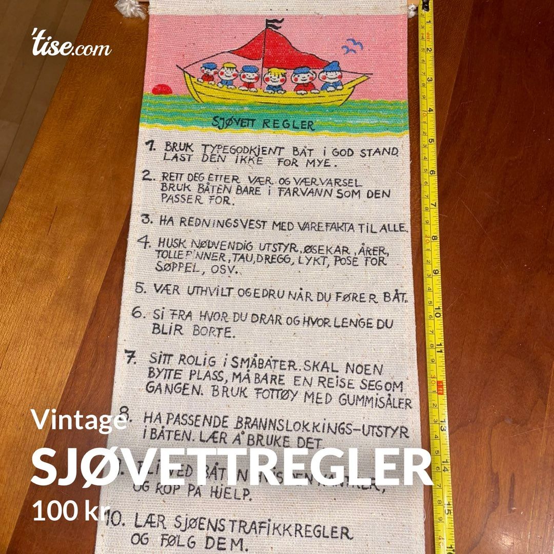 Sjøvettregler