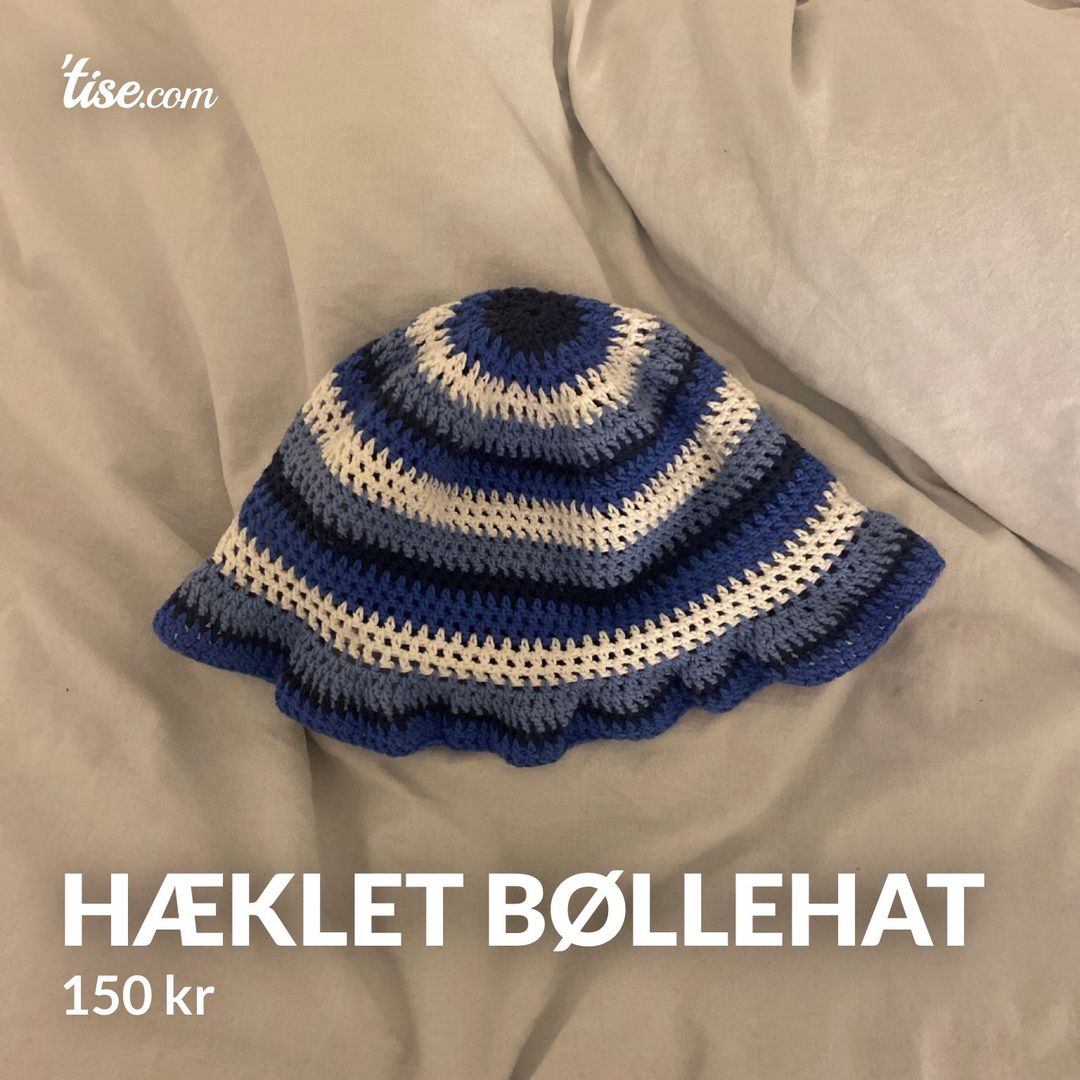 Hæklet bøllehat